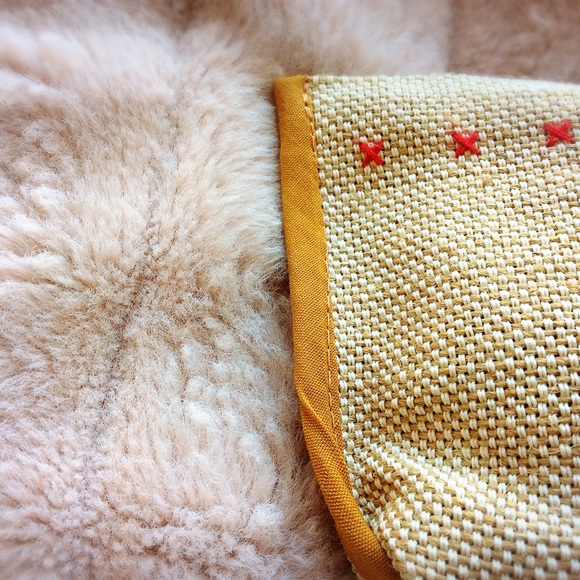 Tan Pencil Case with Pom Pom - Picture 5 of 8